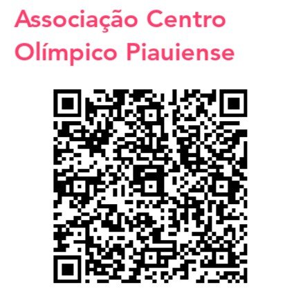 QR code Pix da Associação Centro Olímpico Piauiense para doações
